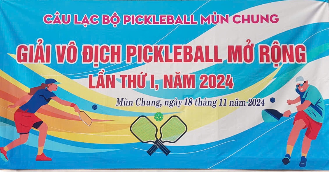 Công đoàn trường THPT Mùn Chung  tổ chức giải Pickleball chào mừng 42 năm ngày nhà giáo Việt nam 20/11
